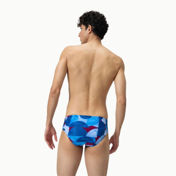 Плавки Speedo Club Training Allover Digital 8cm Brief (Мужской; 38 (54); синий принт)
